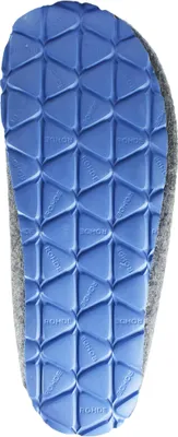 Produktbild von Rohde Herren Pantoffel Wollfilz Hausschuh Wechselfußbett Napoli-H 6900, Größe:45 EU, Farbe:Grau