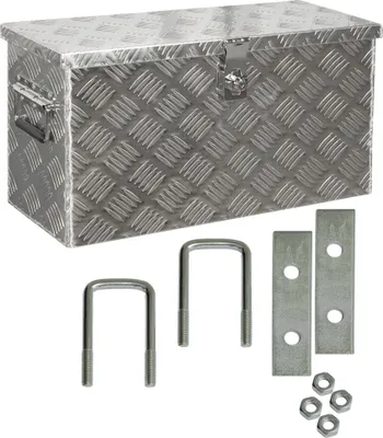 Immagine prodotto di Cassa Box Cassapanca Alluminio degli Attrezzi Utensile Transportino D040 materiale di montaggio trucky