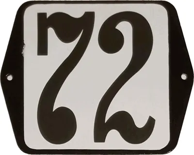 Produktbild von Hausnummer 72