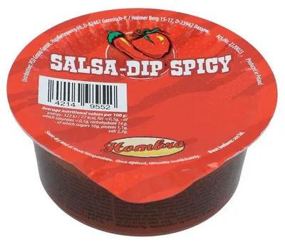 Produktbild von Hombre Salsa-Dip Spicy 90g