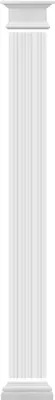 Produktbild von Pilaster Komplettset 3 | Fassade | harte Acryl Außenschicht | Außendekor | Stuck | weiß | EPS | PC101 small