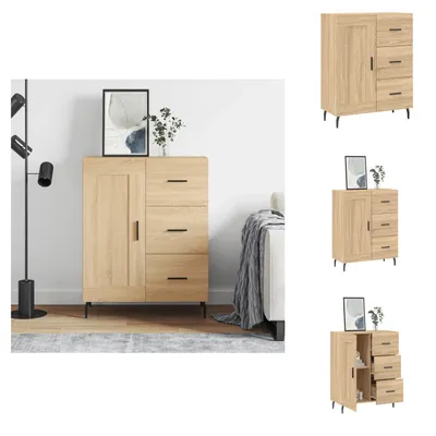 Image de vidaXL Sideboard Chêne Sonoma 69,5x34x90 cm Bois composite - Sideboards