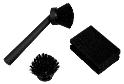 Produktbild von Reinigungsset mit Spülbürste und Schwamm, Schwarz