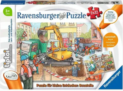 Produktbild von tiptoi® Puzzle für kleine Entdecker: Baustelle Ravensburger 00049