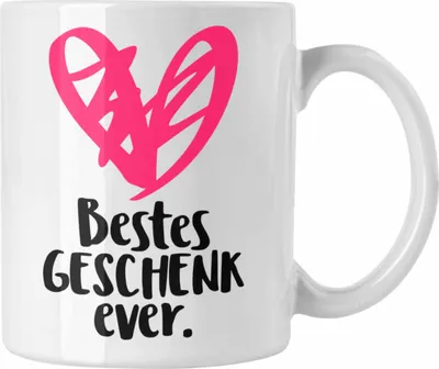 Produktbild von Trendation - Lustige Tasse für Frauen mit Spruch Geschenkidee Schwester Mama Tante Kaffeetasse Wichtelgeschenk (Weiß)