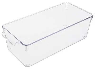 Imagen del producto de Organizador para nevera - Caja de almacenamiento para refrigerador - Plástico - 32,5 x 15 x 10 cm