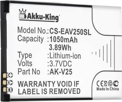 Produktbild von Akku kompatibel mit Emporia AK-V27 - Li-Ion 1050mAh - Simplicity, V27, AK-V27-BC