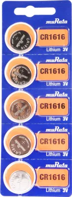 Produktbild von Murata Lithium Zellen im 5er Blister, CR1216 - CR2450