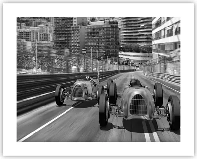 Produktbild von Poster - Poster ohne Rahmen - Formel 1 Retro - 50x40 cm - Wand Bild - Wanddeko - Wandbilder - Kunstposter - Wandposter - Bilder - Kunstdruck - Wanddekoration - Wandbild - P2XAA50x40-4843