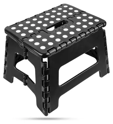 Obrázok produktu pre Solidchoice – Skladacia stolička, maximálna nosnosť 120 kg, výška 22 cm