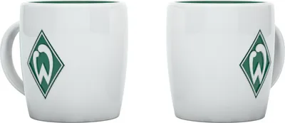 Produktbild von SV Werder Bremen Tasse Logo weiß