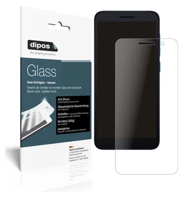 Zdjęcie produktu dla 1x folia ochronna do Alcatel 1 (2021) frosted - folia antywstrząsowa 9H dipos Glass szkło plastikowe