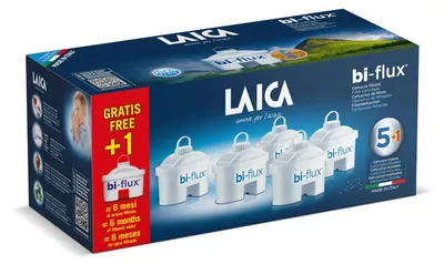 Immagine prodotto di Cartucce filtranti Bi-Flux, confezione da 6 pezzi per 6 mesi