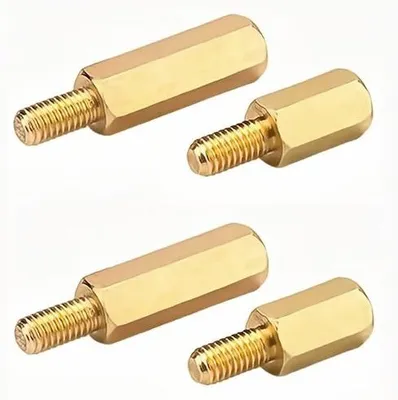 Produktbild von M3x5mm-Messing-Platte - Ideal für Montage - 40 Stück - Gold