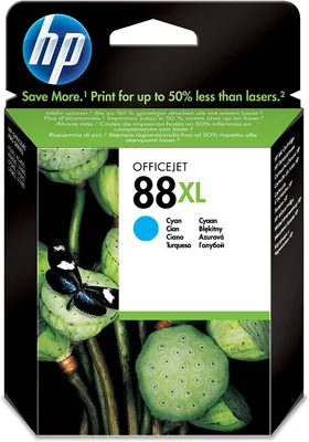 Produktbild von HP 88XL, Hohe (XL-) Ausbeute, Cyan, Tinte auf Pigmentbasis, 17,1 ml, 1 Stück(e), 1700 Seiten