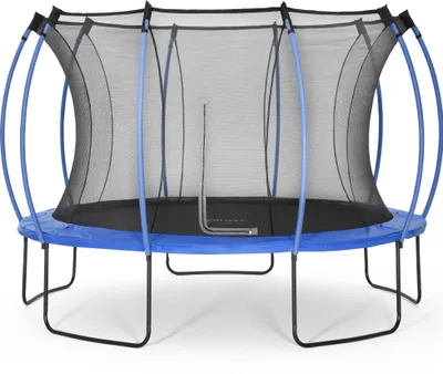 Produktbild von Plum Springsafe Trampolin Colours 366 cm mit Sicherheitsnetz, blau