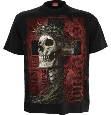 Produktbild von Spiral Direct - "Silent Suffering" T-Shirt für Herren/Damen Uni RO16281 (S) (Schwarz)
