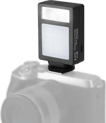Zdjęcie produktu dla Mała latarka do aparatu fotograficznego, światło wypełniające z 5 poziomami jasności, GN10, 2500 K–6500 K