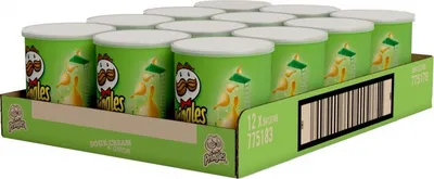 Produktbild von Pringles Sour Cream & Onion Chips 12x 40,0 g