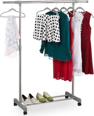Image de Roulettes réglables pour porte-vêtements