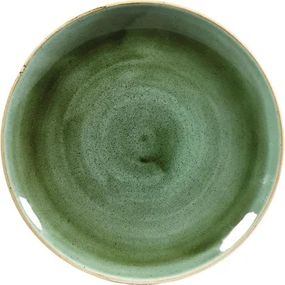Produktbild von Churchill Stonecast, runde Coupe-Teller, Samphire-Grün, 217 mm, (12 Stück)