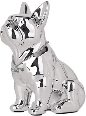 Produktbild von Französische Bulldog-Skulptur aus Zinn (Zinn, M)