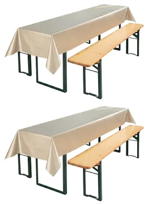 Produktbild von Beautex Party Tischdecke abwaschbar 100x250, für Biertisch geeignet