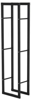 Produktbild von HOMCOM Kaminholzständer Feuerholzregal Kaminholzablage Brennholz Stahl 3 Größen