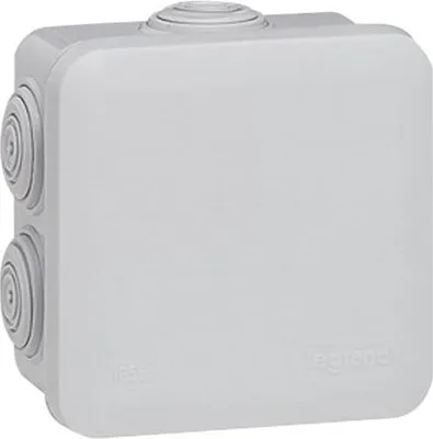 Image de Boîte de dérivation IP55 80x80x45 mm gris