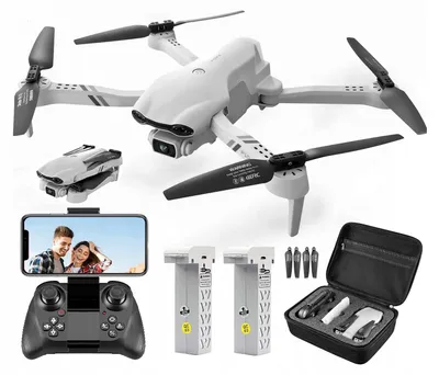 EVI F10 FPV-Drohne mit 4K-Doppelkamera, WLAN, 25 Minuten und 2 km Reichweite