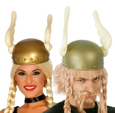 Immagine prodotto di Elmo Gallo Con Ali Costume Vichingo Carnevale Accessorio Festa Copricapo Costume Festa Elmo Con Ali Copricapo Storico Guerriero, Colore: Oro