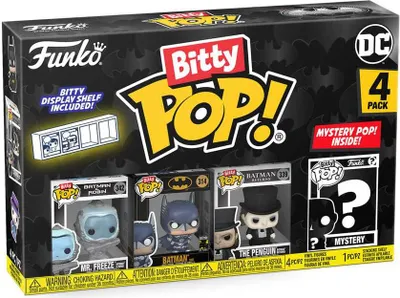 Produktbild von Blister 4 Figuren Bitty POP DC Comics Batman 85th Anniversary Mr. Freeze