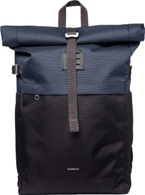 Produktbild von Sandqvist 23L Icon Rolltop-Rucksack, Schwarz One Size