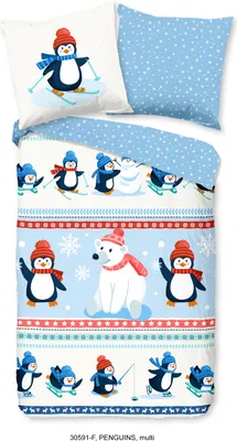 Produktbild von Good Morning Kinder Bettwäsche Winter - 135x200 cm - Flanell/ Biber
