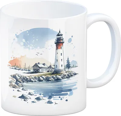 Produktbild von Leuchtturm Kaffeebecher