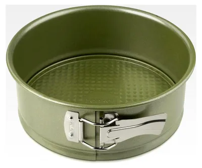 Produktbild von Springform Ø 20 cm mit hohem Rand aus der Serie Green Vision – Stabile Backform in grün – 20er Kuchenbackform mit veganer Antihaftbeschichtung