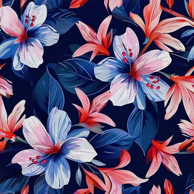 Image de OUTDOOR DEKOSTOFFE OXFORD - Motiv Blumen I DX5335