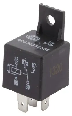Produktbild von HELLA 4RD 933 332-551 Relais, Arbeitsstrom - 12V - 5-polig - Wechsler