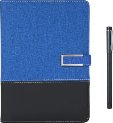 Produktbild von Smart Pen + A5-Leder-Notizbuch, Echtzeit-Synchronisierung, APP, Voice-to-Text, KI-Funktion, Teilen, 80-seitiges 6-Ringbuch-Kartensteckplatz