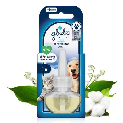 Immagine prodotto di Ricarica per deodorante elettrico neutralizzante odori Glade PETS Refreshing Air 20 ml