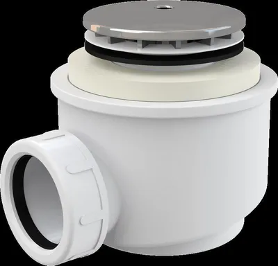 Image de Alcadrain A47CR-50 Garniture d'écoulement pour les receveurs de douche, chromée Ø 50
