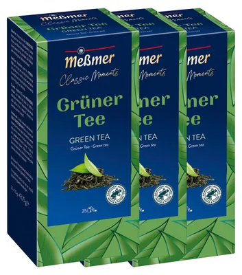 Immagine prodotto di Meßmer ProfiLine Tè verde alle erbe gusto fresco 3 confezioni