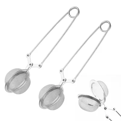 Teesieb, kugelförmig, 2 Stück, Edelstahl, 4,5 cm