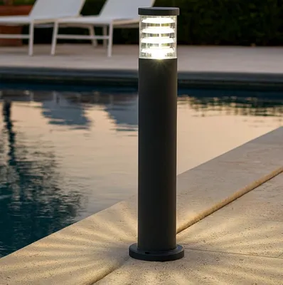 Image de Ideal Lux Lampadaire Tronco Pt1 Grand Anthracite