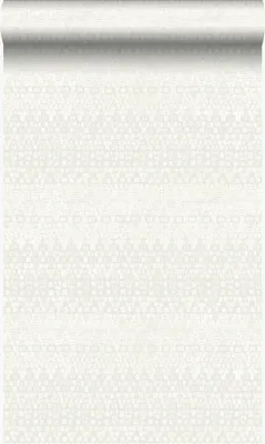 Produktbild von Origin Wallcoverings Tapete Tierhautmuster Weiß 53 cm x 10.05 m