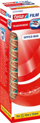 Produktbild von TESA 57370, 10 m, Transparent, 15 mm, 10 Stück(e)