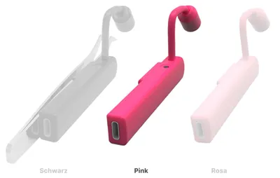 Produktbild von LED Wimpern Pinzette mit UV-Lampe Pink Präzisionspinzette für Wimpernverlängerung mit integrierter LED Aushärtung