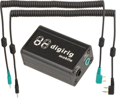 Produktbild von Minadax DIGIRIG Mobile KIT | Revolutionäres Digital-Interface für Amateurfunk, kompatibel Baofeng Kennwood Wouxun und andere HTs + Kabel SET - Logic Levels(default)