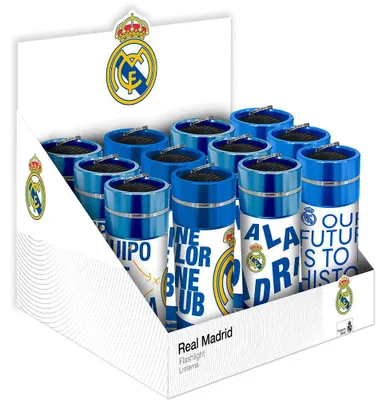 Produktbild von Real Madrid Aluminium Taschenlampe 9 Leds Blau Kinder Blau One Size