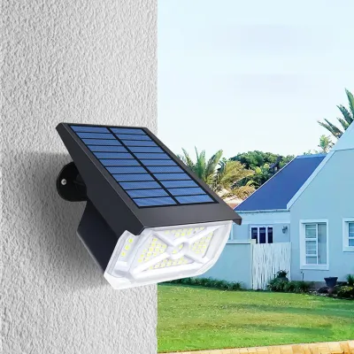 Produktbild von Solar-Rasenlampe für den Außenbereich, solarbetriebene Landschaftsleuchte, Erdspießleuchte, Wandleuchte, IP65, wasserdicht, für Höfe, Balkone, Gärten